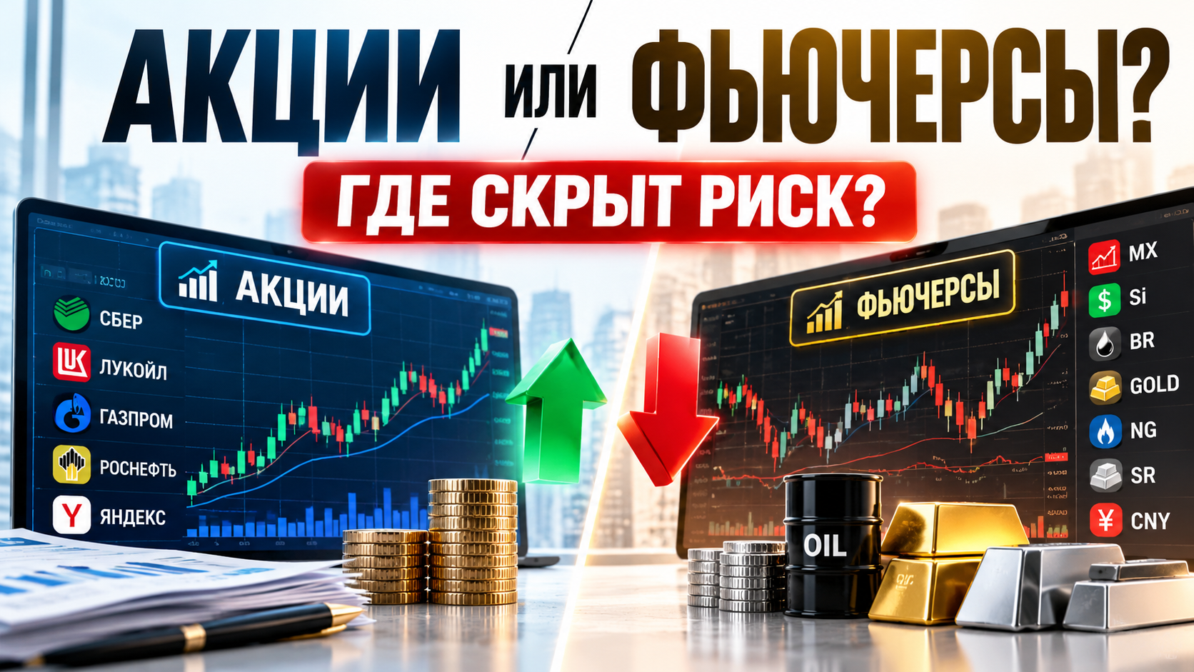 Акции или фьючерсы: что выгоднее для трейдера и где скрываются основные риски